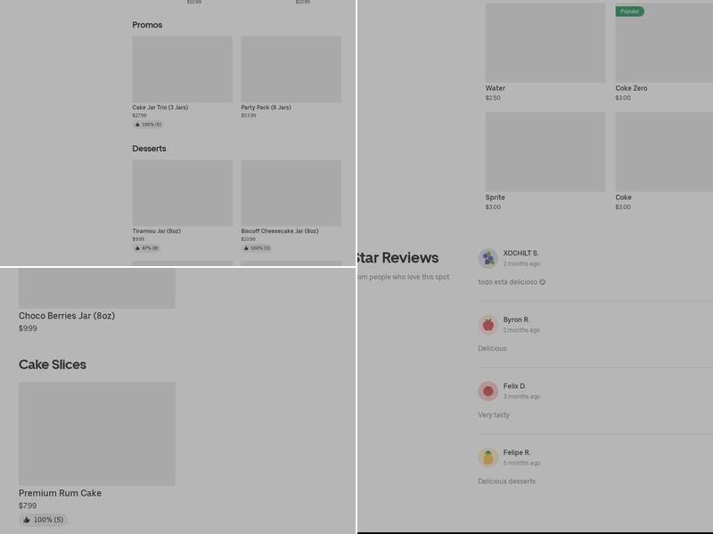 Nom Artisan Bakery Menu