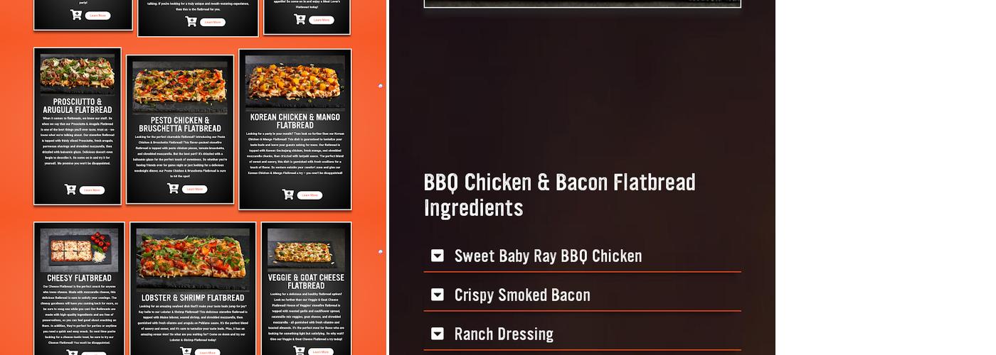 Flatbread House Menu