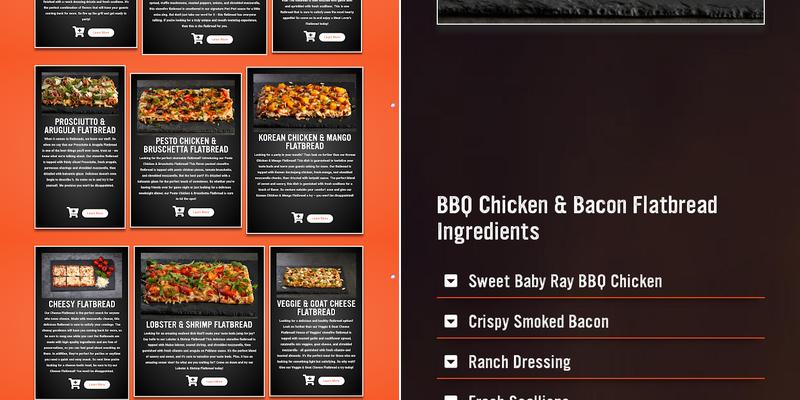 Flatbread House Menu