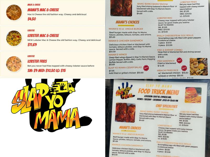Slap Yo Mama Menu