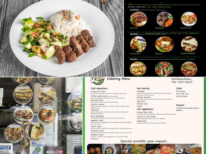 Zelda’s Kitchen Menu