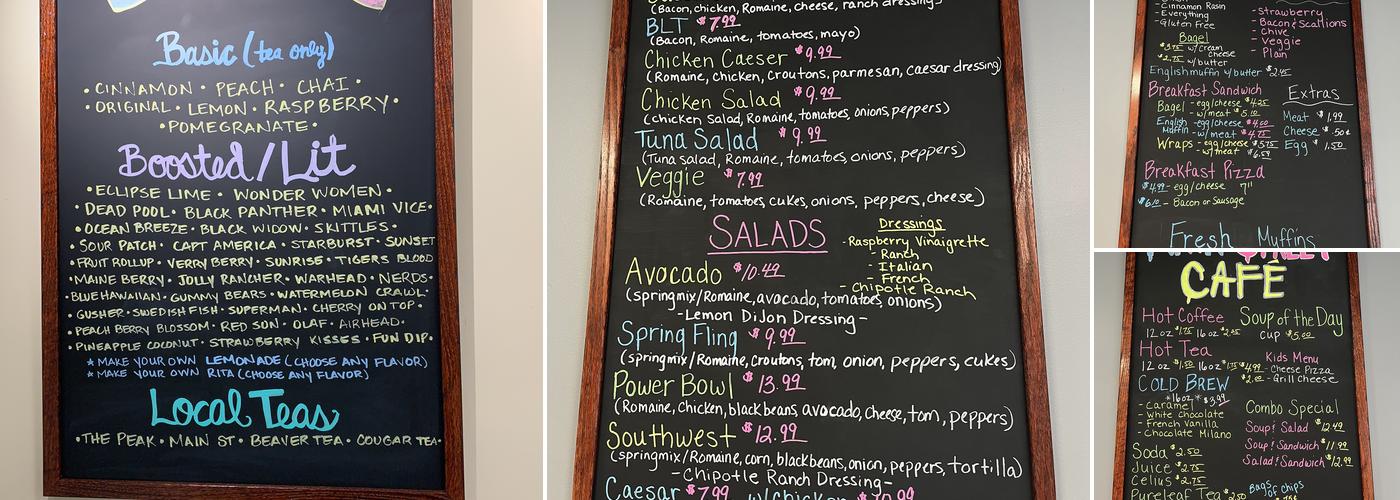 Main Street Cafe’ Menu