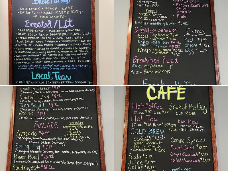 Main Street Cafe’ Menu