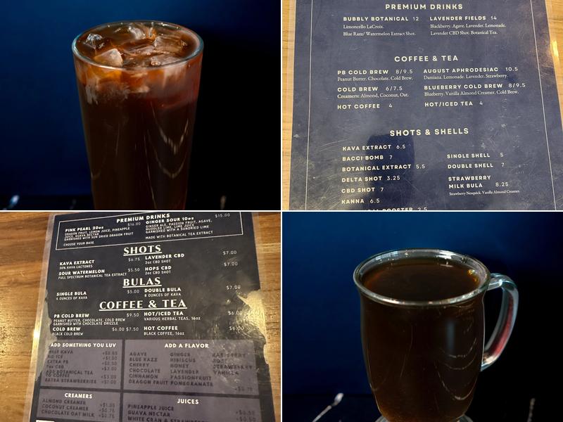 Kava Luv Social Lounge Menu