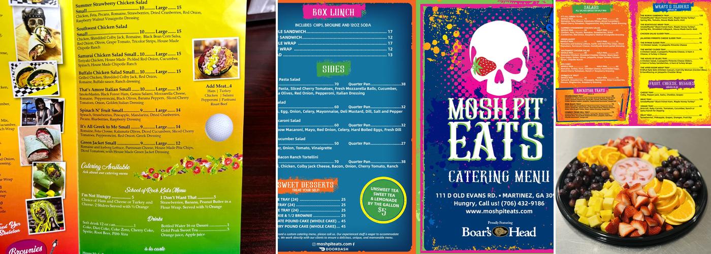 MoSH PiT Eats Menu