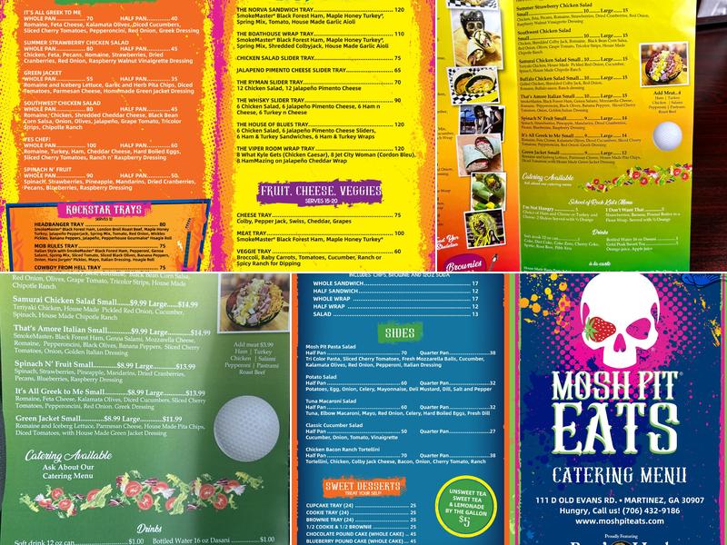 MoSH PiT Eats Menu