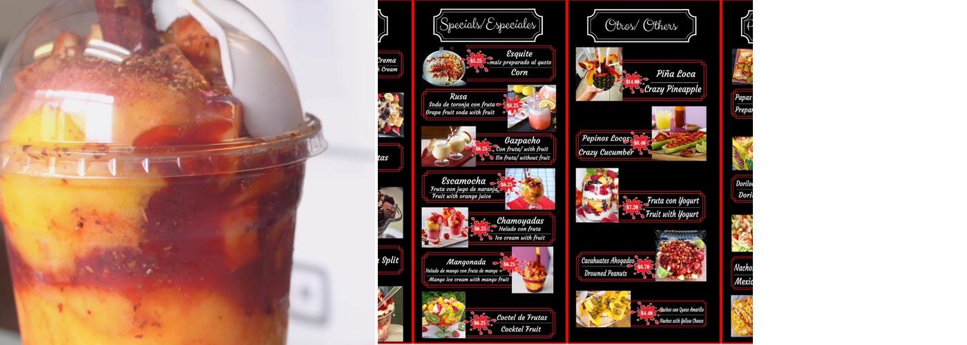 Mexico Lindo Heladería Menu