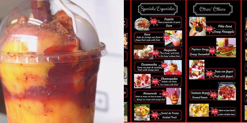 Mexico Lindo Heladería Menu