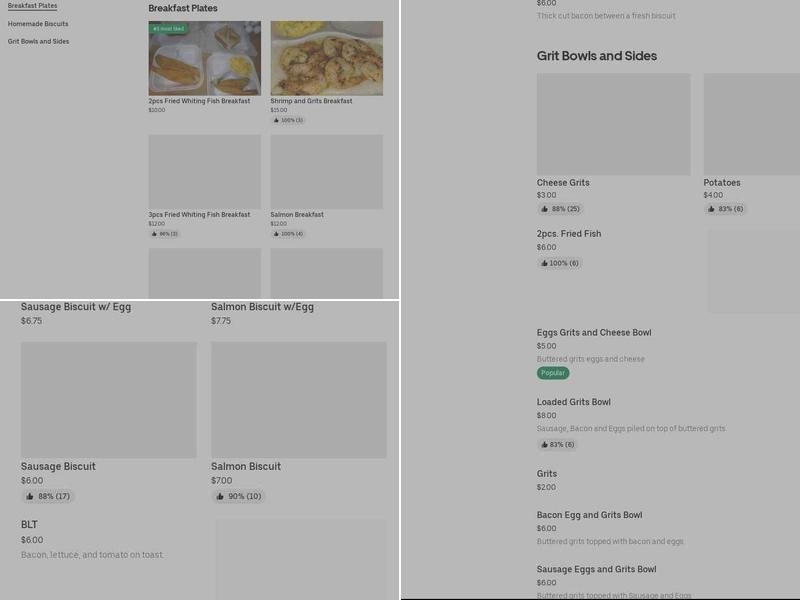 JB Catering LLC Menu