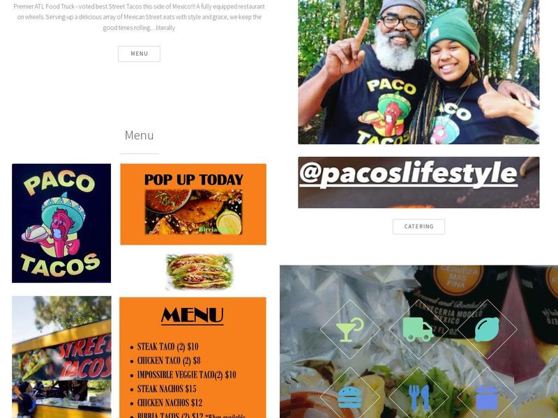 PACO TACOS ATL Menu