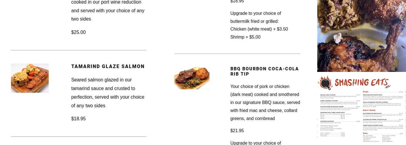 Smashing Eats Atl Menu