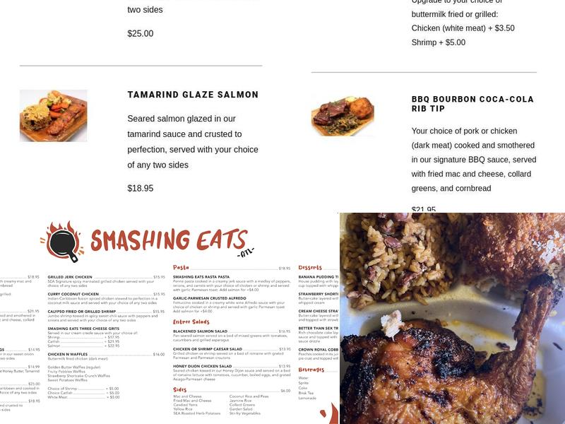 Smashing Eats Atl Menu