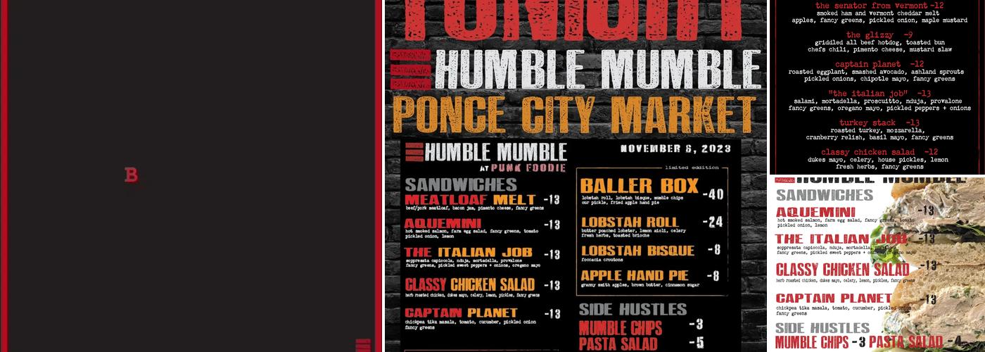 Humble Mumble Menu