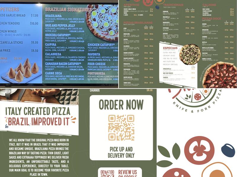 Brasiliana Pizza - Atlanta Menu