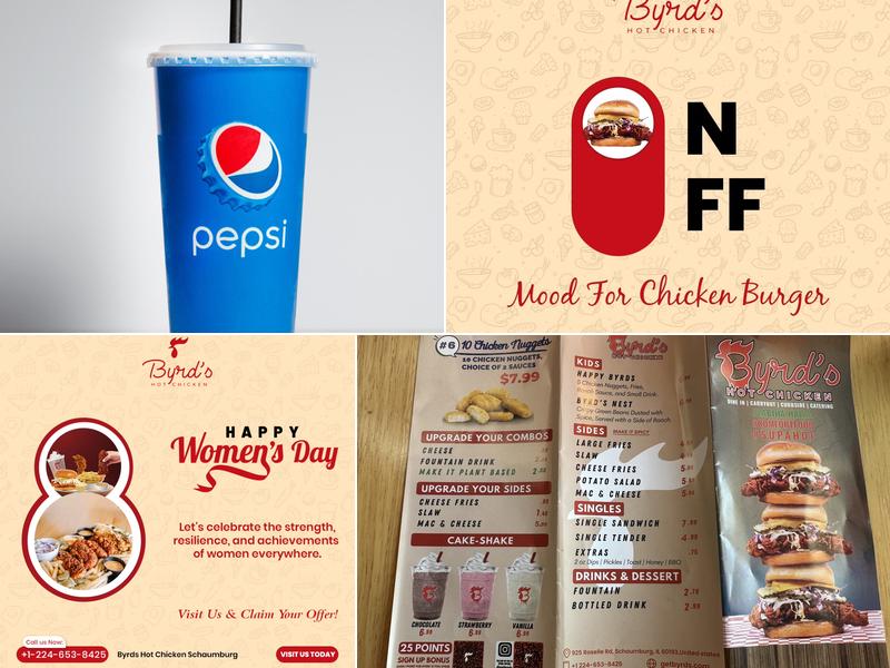 Byrd's Hot Chicken Menu