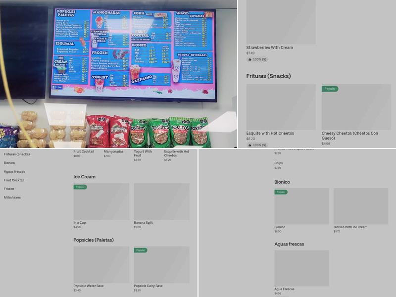 La Michoacana Azteca - Orland Park Menu