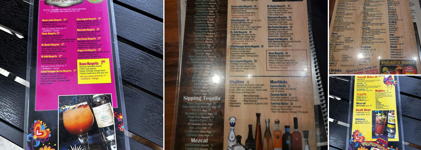 Casa Tequila Chicago Menu