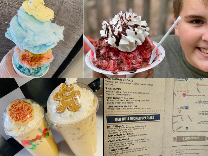 Coconut Jos/Java Jo’s Menu