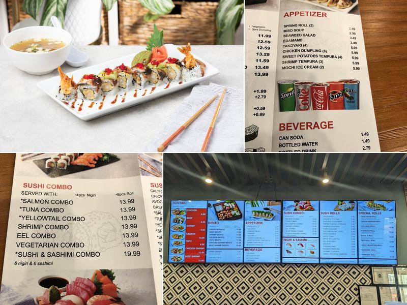 Tori Japan Menu