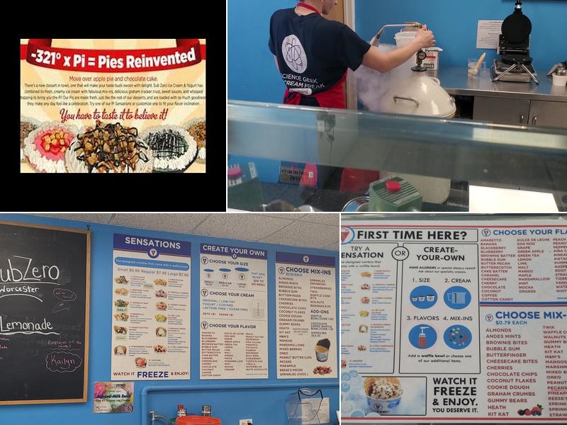 Sub Zero Nitrogen Ice Cream - Front Street Menu