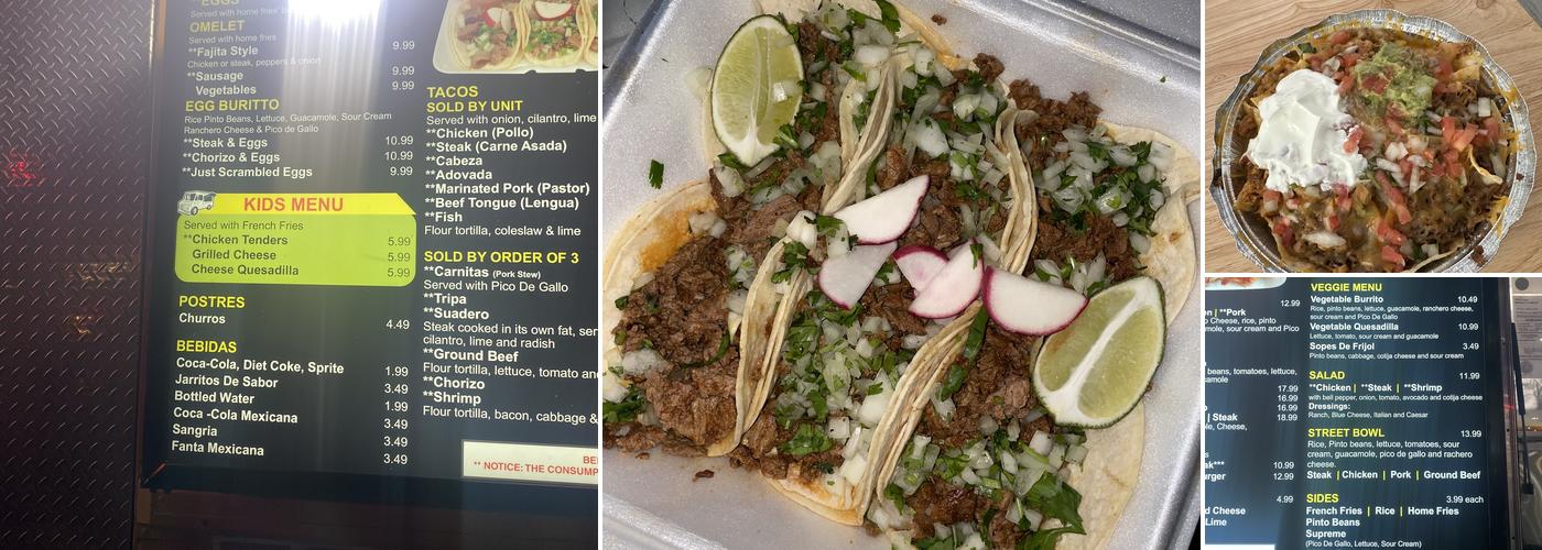 Texmex Menu