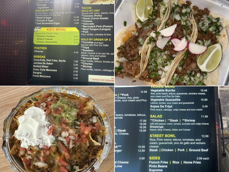 Texmex Menu