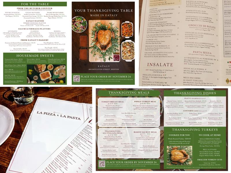 La Piazza at Eataly Menu