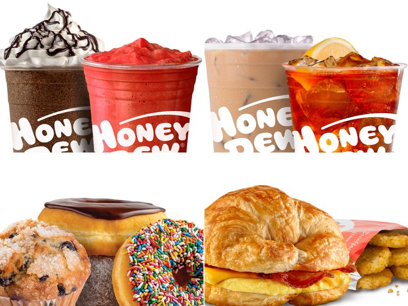 Honey Dew Donuts Menu