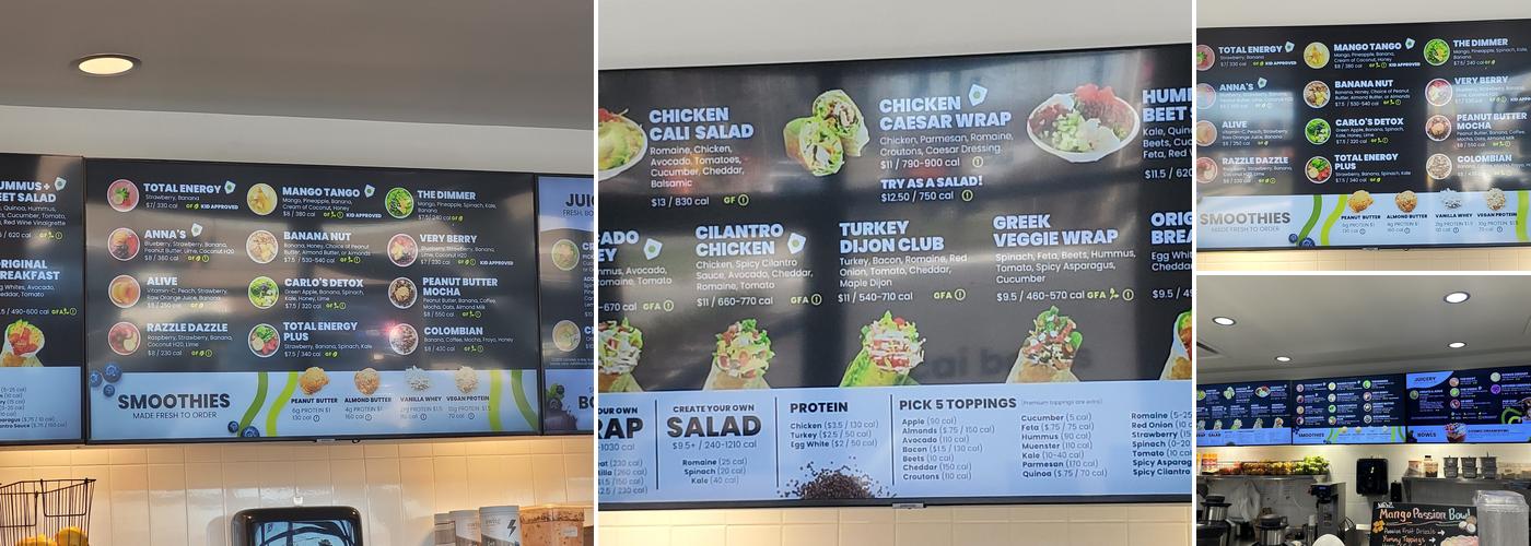 Beyond Juicery + Eatery Menu