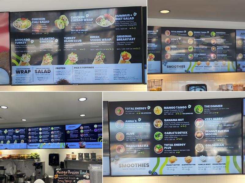 Beyond Juicery + Eatery Menu
