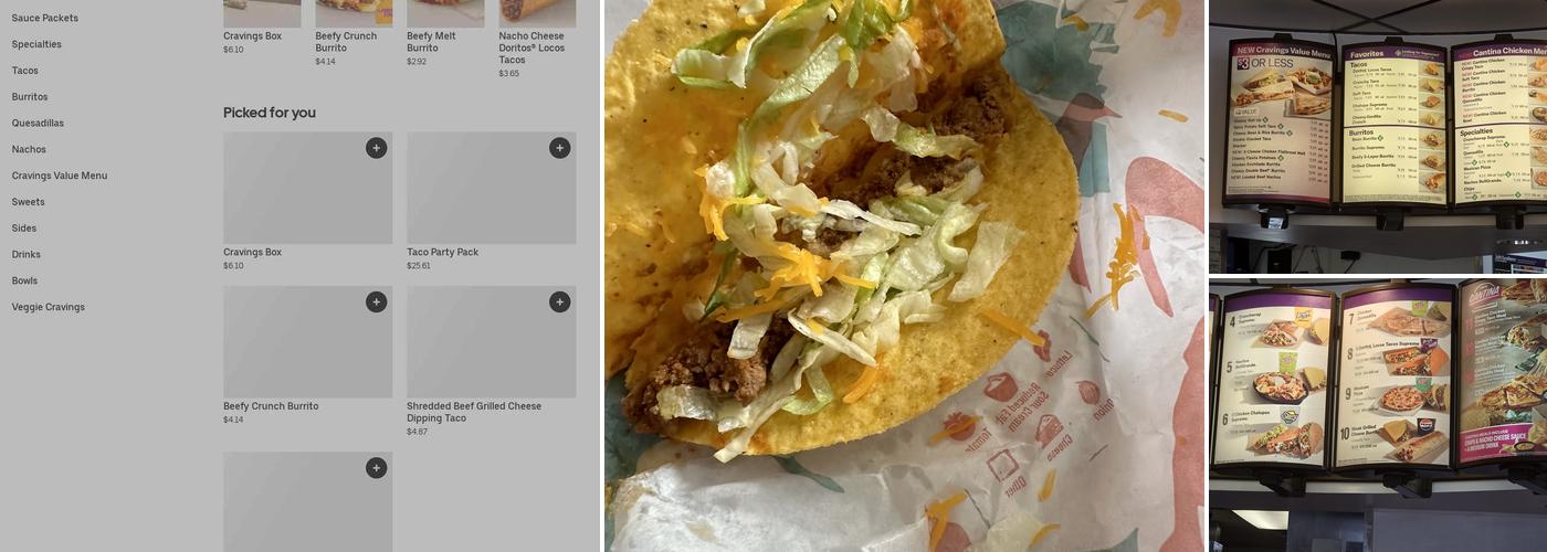 Taco Bell Menu