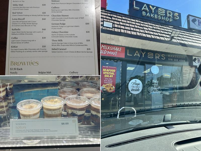 Layers Bakeshop Menu