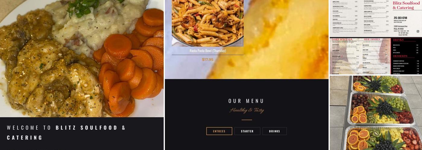 Blitz Soulfood & Catering Menu