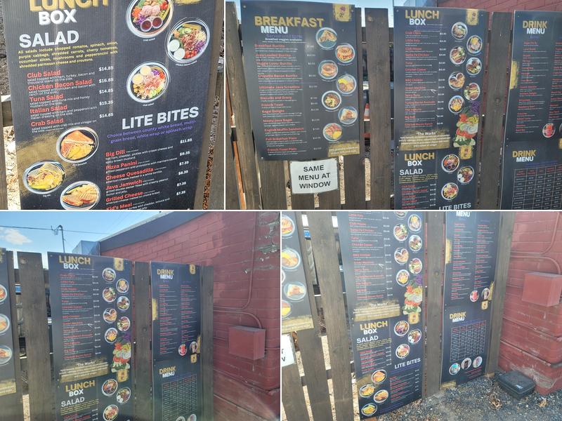 Java Junkies Menu