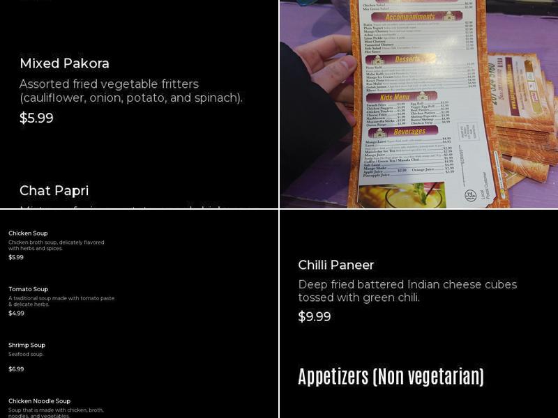 spicy masala kitchen Menu