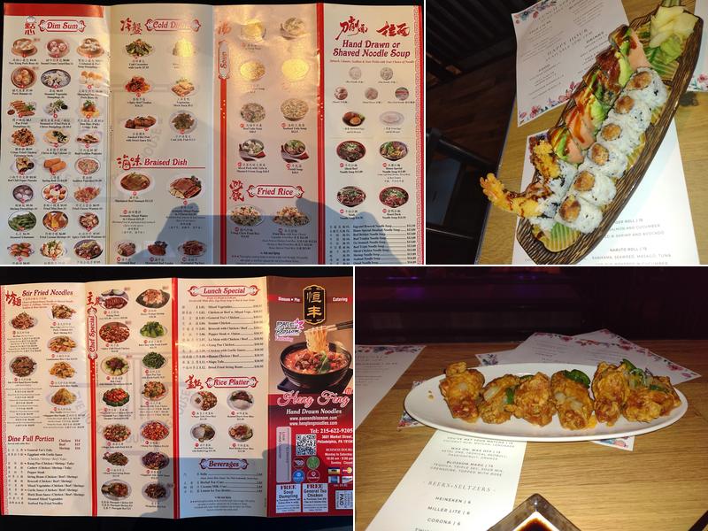 Pace & Blossom Menu