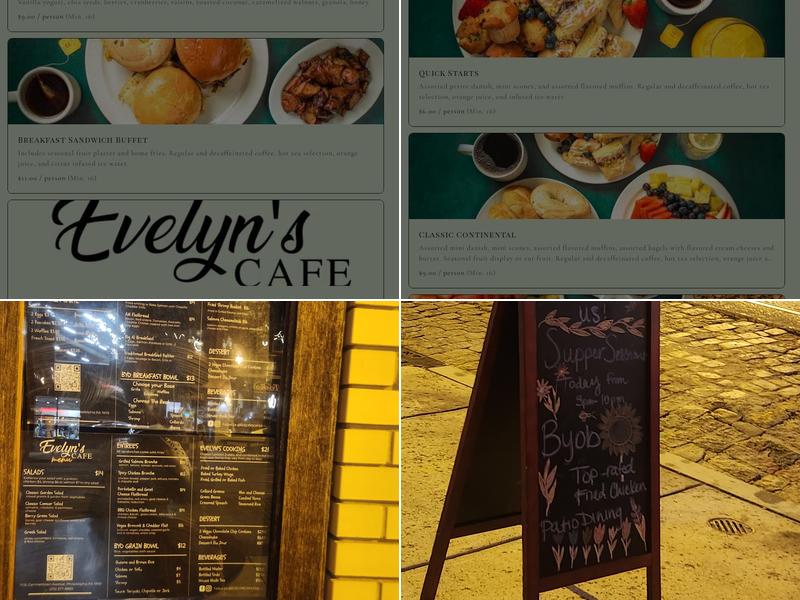 Evelyn's Cafe Menu