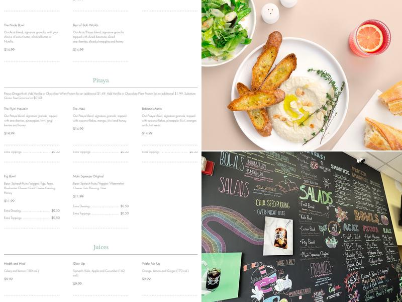 Main Squeeze Philly Menu