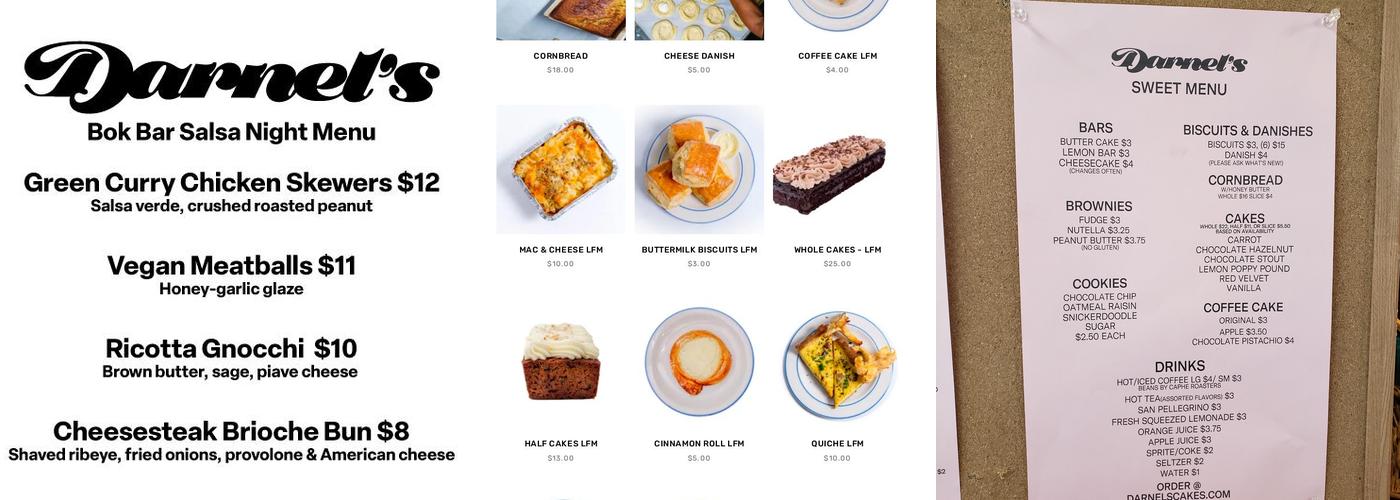 Darnel's Menu