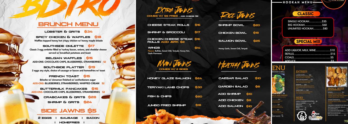 Southside Bar and Grill Menu