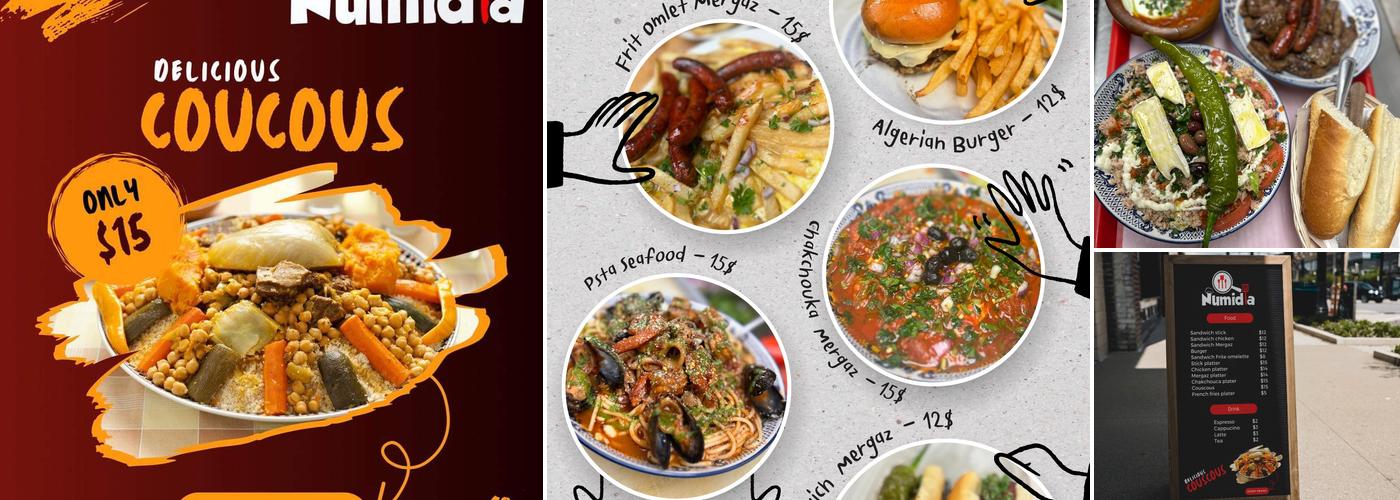 Numidia Algeria 🇩🇿 Menu