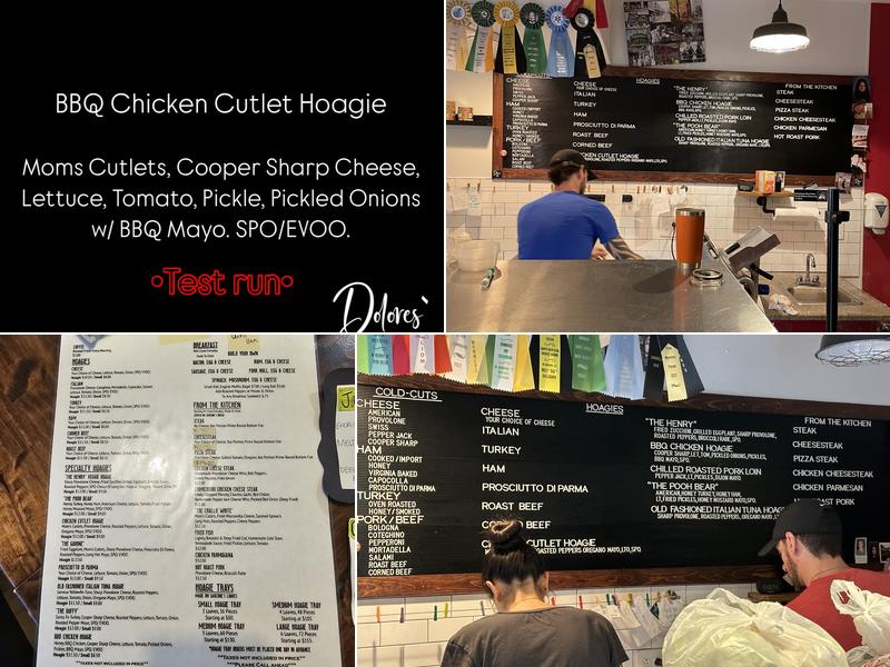 Dolores` Menu