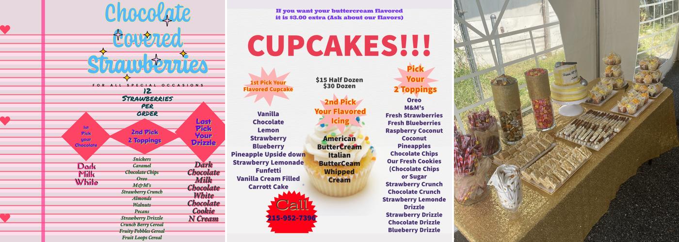 Cake on you bakery Menu
