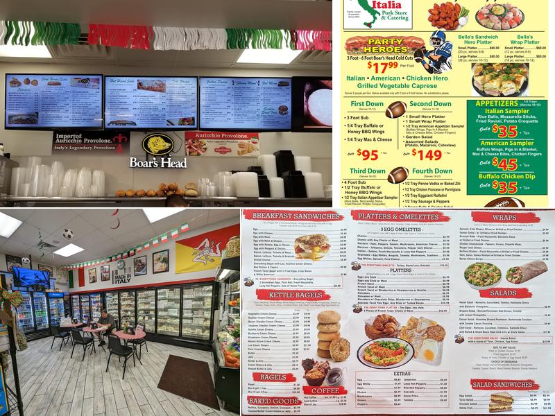 Bella Italia Pork Store & Catering of Monroe NJ Menu
