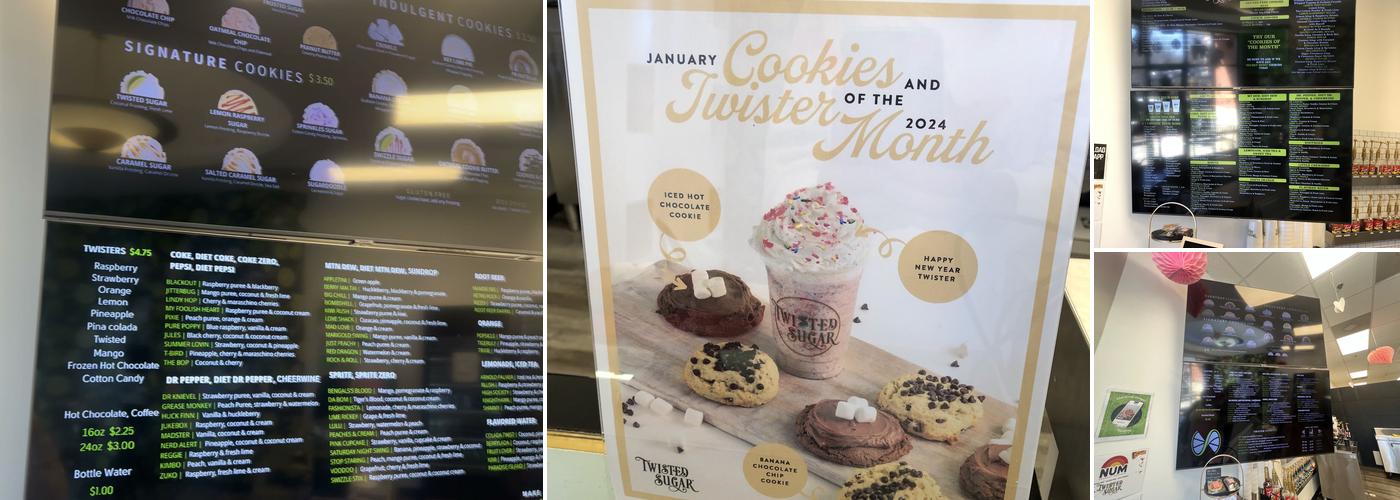 Twisted Sugar Menu