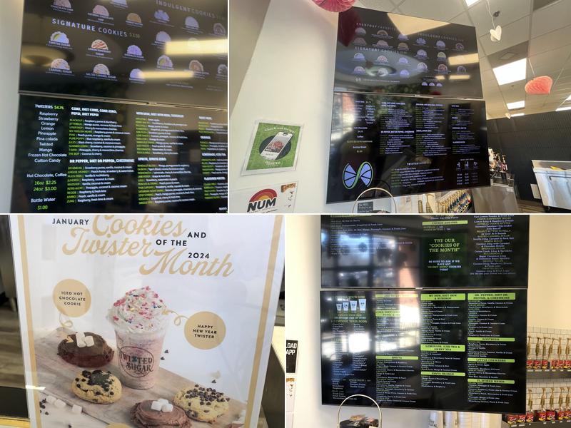 Twisted Sugar Menu
