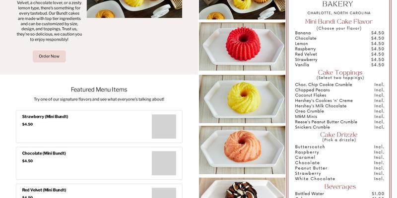 Sift Bakery Menu