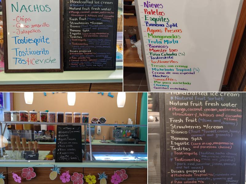 Tropical Menu