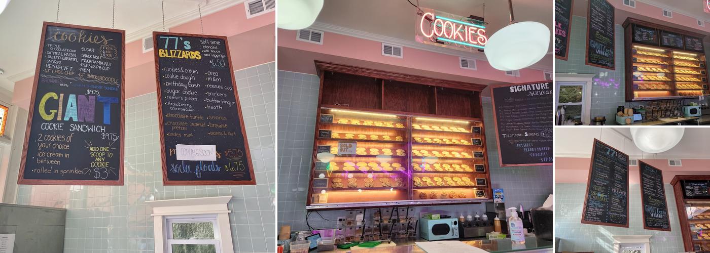 Cookies & Cream On Elmwood Menu