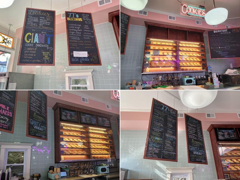 Cookies & Cream On Elmwood Menu